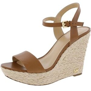 Michael Kors Jill Espadrille Wedge Sandals 8